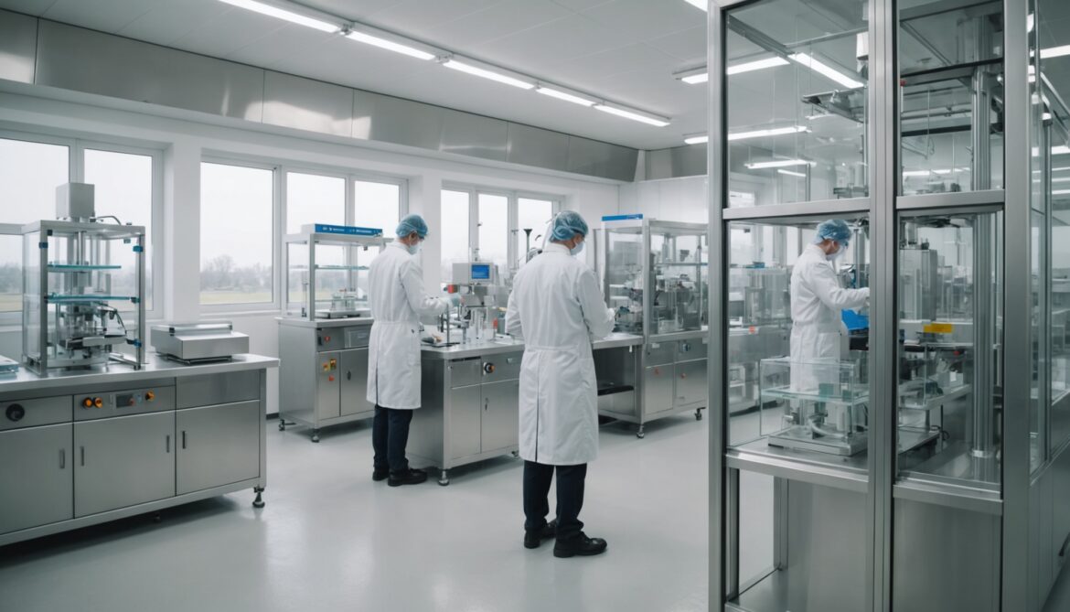 Ligne de production pharmaceutique de colchicine en France