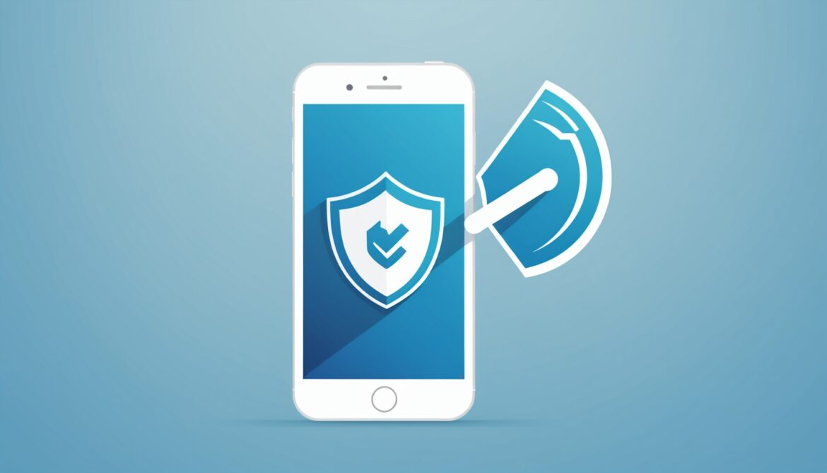 Illustration d'un smartphone protégé contre le démarchage téléphonique
