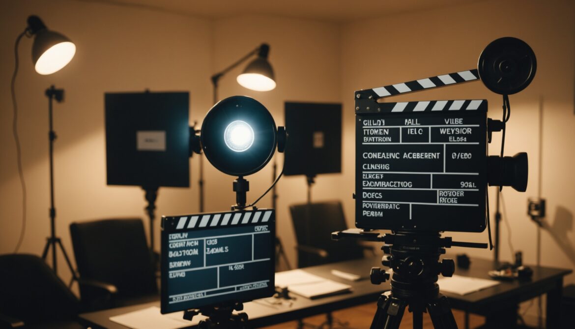 Ambiance cinéma et agence artistique évoquant le film Dix pour cent sur Netflix