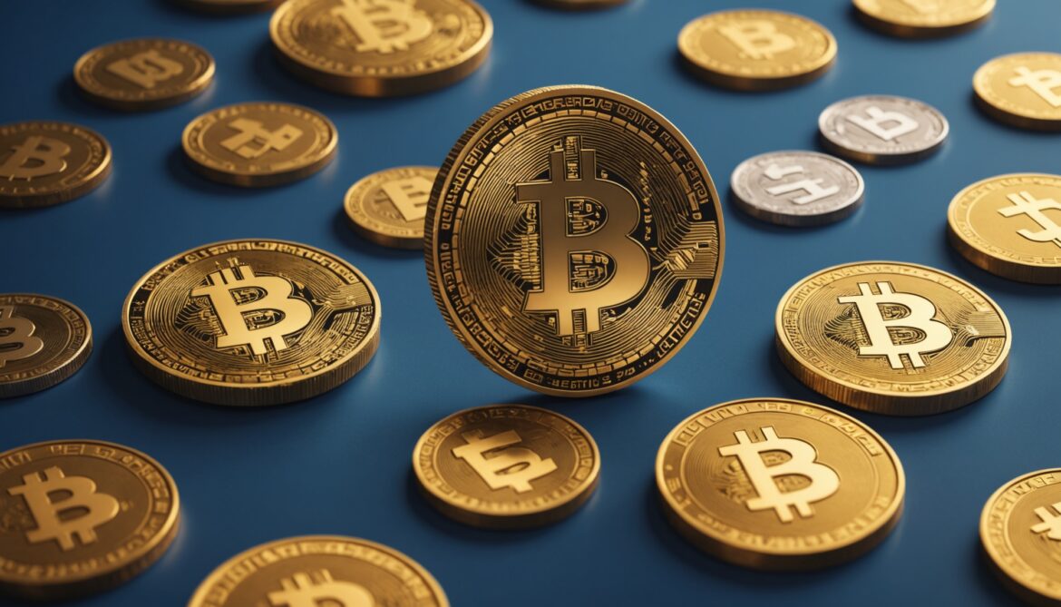 Illustration représentant la conversion de cryptomonnaies vers des stablecoins, thème fiscal et réglementaire